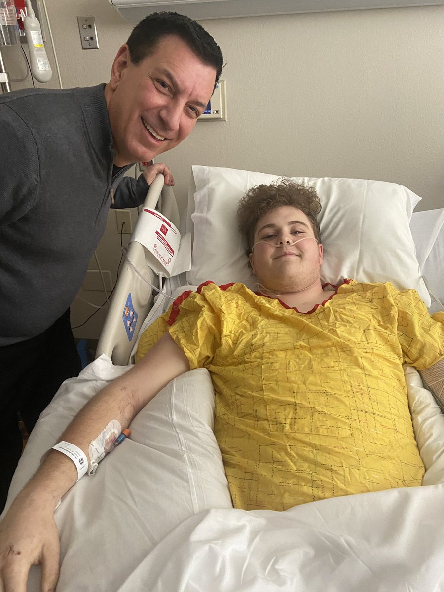 pchristy11's tweet photo. Went by the hospital in Lubbock to encourage, pray &amp; visit with Brenson &amp; Tyler, the two Hermleigh young men who were hit in a terrible accident on Slaton Highway coming home from a Tech hoop game. 

It is a miracle both these guys are alive. 
 Keep them in your prayers 
🙏🙏 https://t.co/HfckZT2BNN