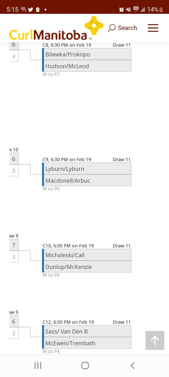 Last 4 playoffs spots on the line tonight. 

<a href="/stvitalcc/">St. Vital Curling</a> at 630
<a href="/curlmanitoba/">CurlManitoba</a> mixed doubles provincials