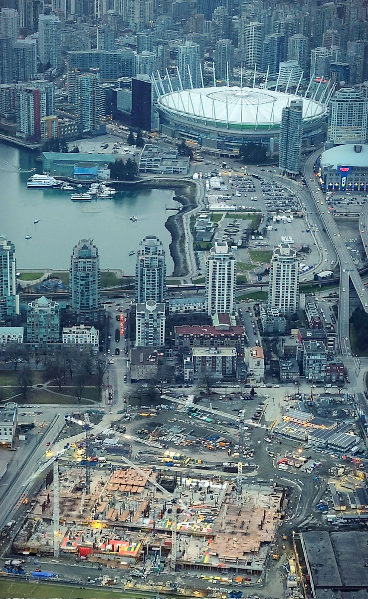 Lots of construction down there ⚒️ #Vancouver