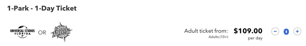 harrylpg's tweet image. 🟡Atencion si estás por ir a ORLANDO🇺🇸

🔸Universal cambia las tarifas de los tickets con fecha a partir del 28 de Febrero.
🔸Si viajas después del 20 de Marzo, tenés tiempo de comprar sin el aumento hasta el 27 de febrero.

🔹El básico: 1 Park/1 Day One Park pasa de 109 a 139.