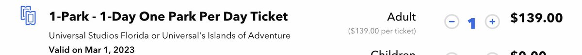 harrylpg's tweet image. 🟡Atencion si estás por ir a ORLANDO🇺🇸

🔸Universal cambia las tarifas de los tickets con fecha a partir del 28 de Febrero.
🔸Si viajas después del 20 de Marzo, tenés tiempo de comprar sin el aumento hasta el 27 de febrero.

🔹El básico: 1 Park/1 Day One Park pasa de 109 a 139.