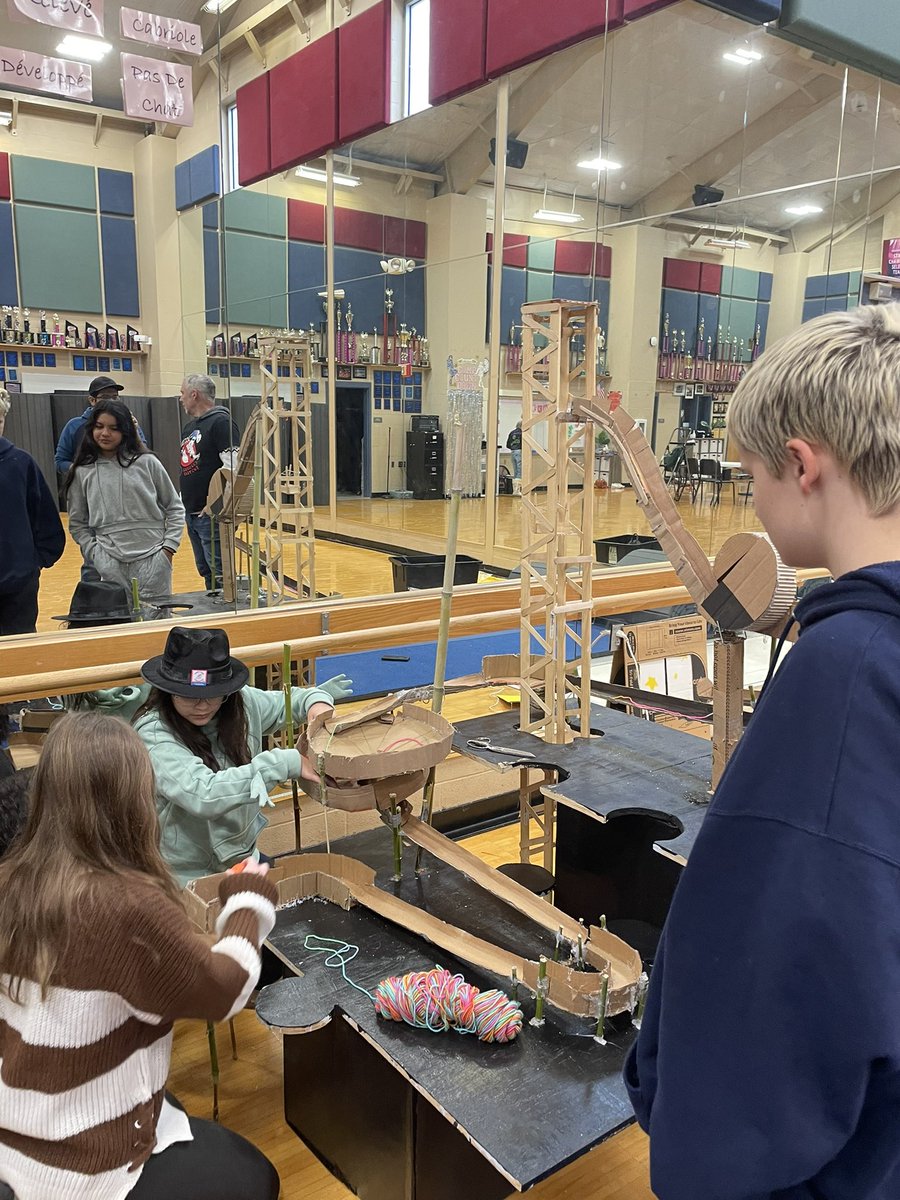 BriscoeGT_Cedio's tweet photo. Check out these coasters built for the Engineering Challenge in Destination Imagination! No directions or kits here! Kid imagined, kid designed, kid created, kid refined! This is #IDODI @NISDGTAA https://t.co/pWTgPjjdQ5