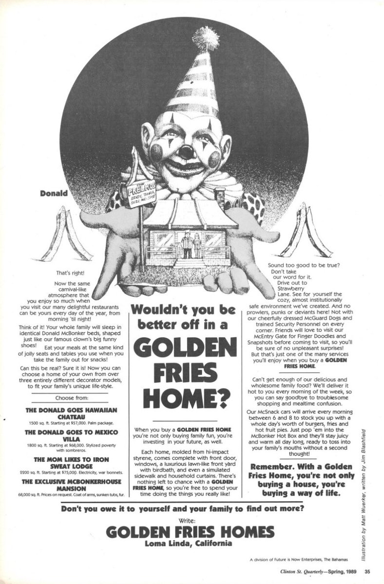 CSQ1979's tweet photo. Before going on to make award-winning music videos, films, and Sesame Street, Jim Blashfield designed, edited, and photographed for Clinton St Quarterly. You can also see his contributions in a number of our issues in the CSQ archive! https://t.co/Tj6Evc86Ey