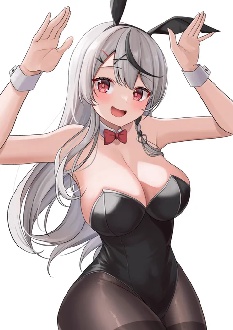 沙花叉の太ももに注目ー #太ももは太いから太ももっていうんだよ 