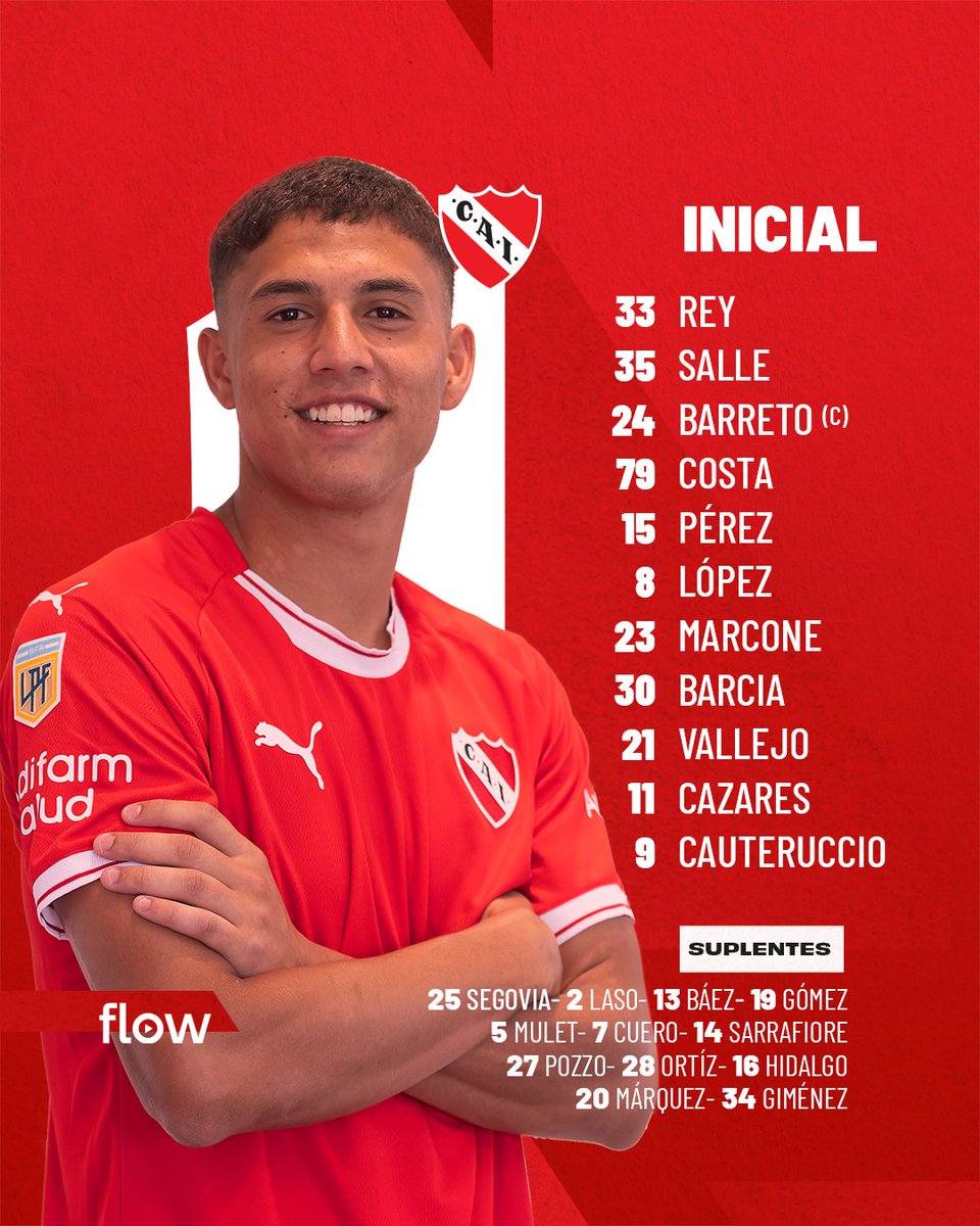 Independiente's tweet photo. ¡ASÍ VA #INDEPENDIENTE!

#TodoRojo 🔴 https://t.co/UR2IdPwXNs
