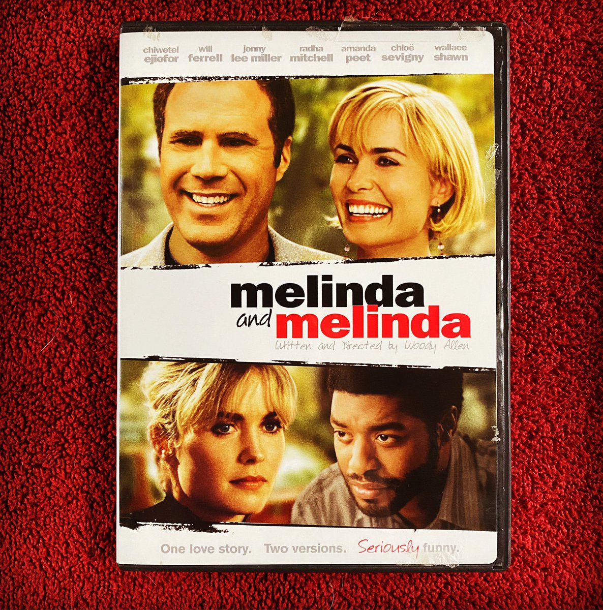 Now watching - MELINDA AND MELINDA (2005) D. Woody Allen

#melindaandmelinda #woodyallen #chiwetelejiofor #willferrell #jonnyleemiller #nadiamitchell #amandapeet #chloesevigny #wallaceshawn