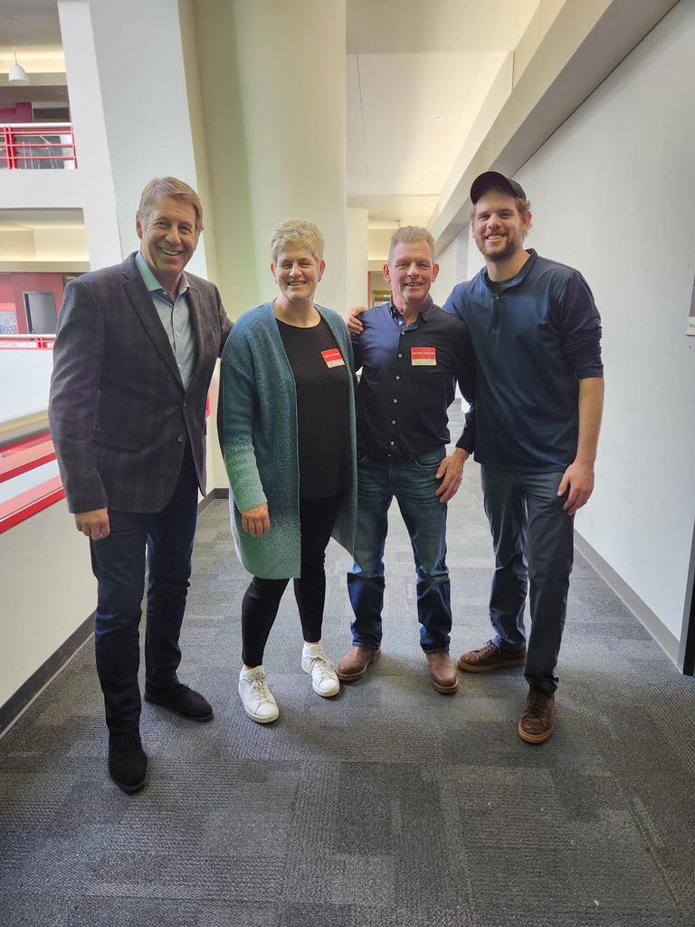CBCScottRussell's tweet photo. I was so happy to meet the parents of one of our young and talented producers @stantemming today. Welcome Patricia and Wilfried. Stan is obviously passionate about his work with @cbcsports and we are very proud of him! @cbc @CBCOlympics https://t.co/Ff6r1HAVQJ