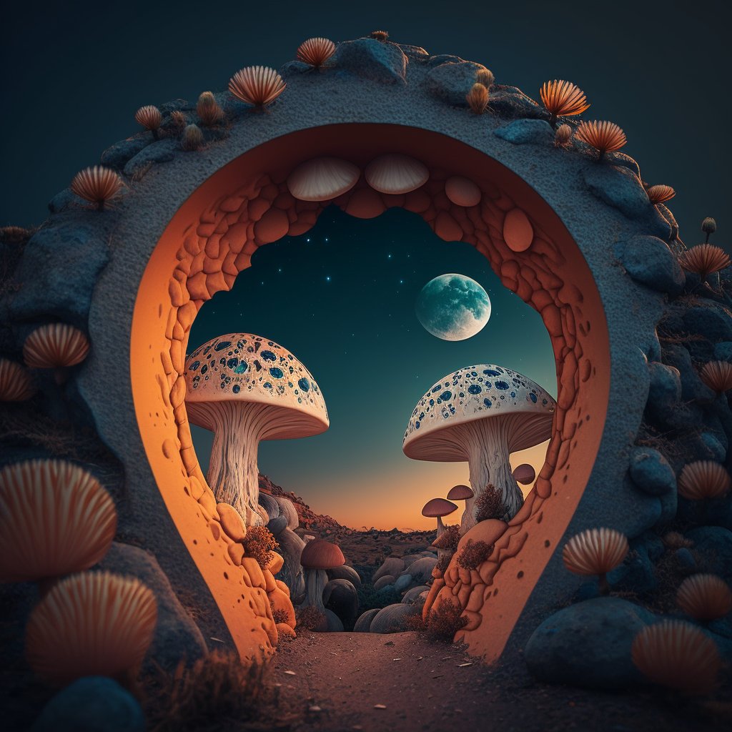 MagicShrooms111's tweet photo. Magic Mushroom #132 is a little bit rootin' and a whole lot tootin' 

Come join our discord, and battle for your chance to mint one of these creations!

#CNFTProject #CNFTCommunity #CNFTCollection https://t.co/cShLtmfZj8