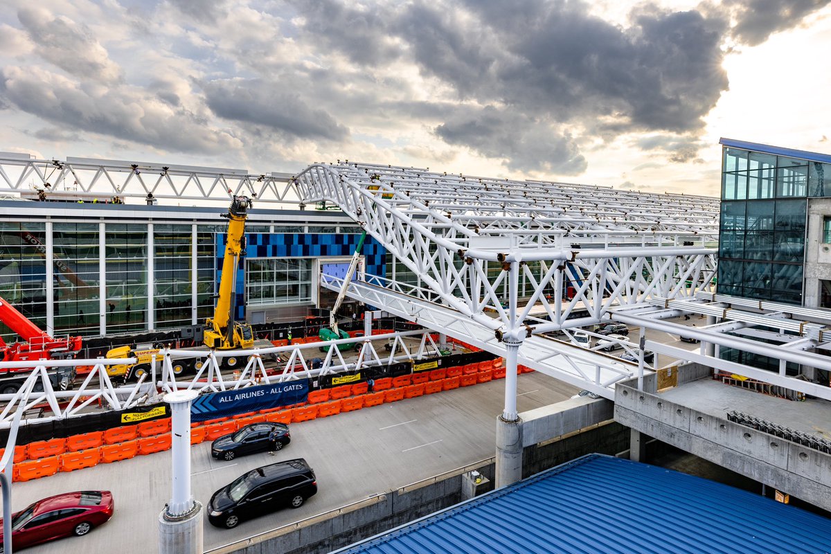 CLT Airport on Twitter "The Terminal Lobby Expansion (TLE) is making