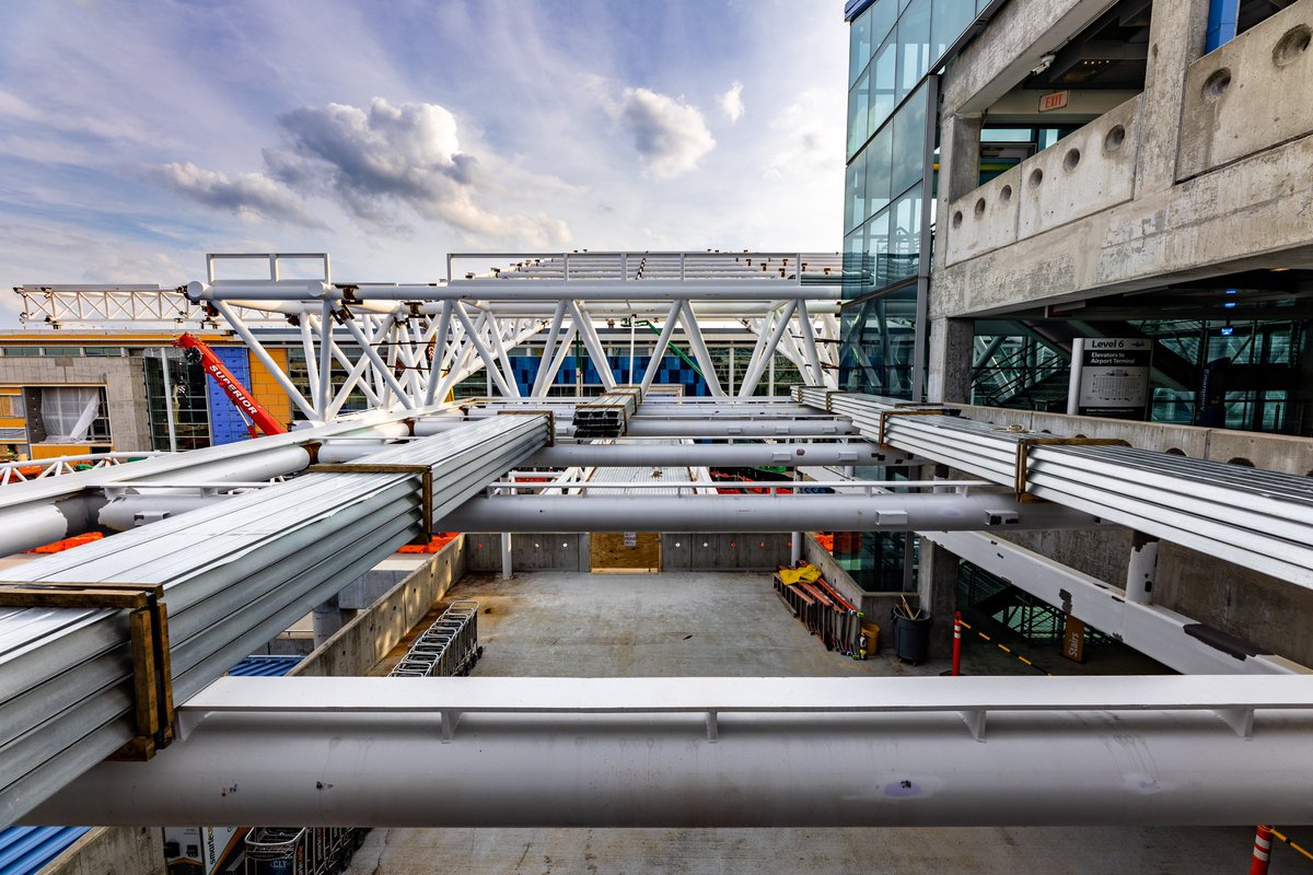 CLT Airport on Twitter "The Terminal Lobby Expansion (TLE) is making