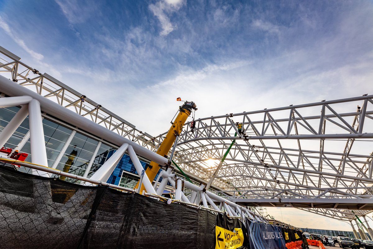 CLT Airport on Twitter "The Terminal Lobby Expansion (TLE) is making