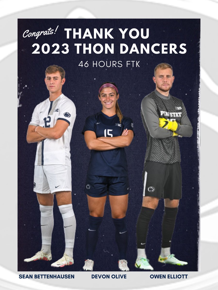 Thank you to our 2023 SAAB THON
Dancers for their dedication and passion this weekend! An incredible 46 hours dancing for the kids! Thank you Sean,Devon, and Owen for representing athletics on the THON floor! &amp; &amp; #FTK