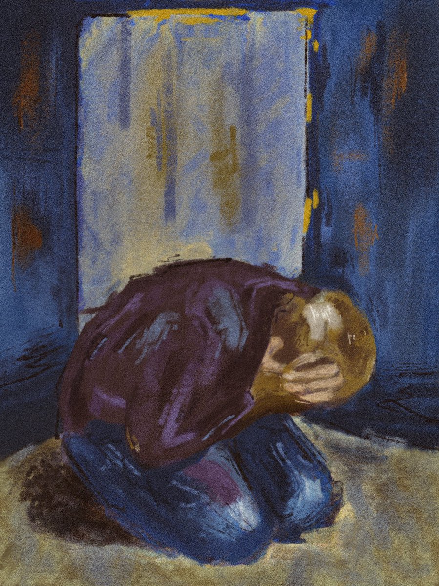 One more time for my new piece 🙏 

"The Tortured Artist"

1/1
Unlisted, open to offers only for now. 
(Dont be shy ♥️)

There's not enough time in a day for the tortured artist. Life has a hold of him, so will his art prevail through the turmoil? Only time will tell.

Link in 🧵