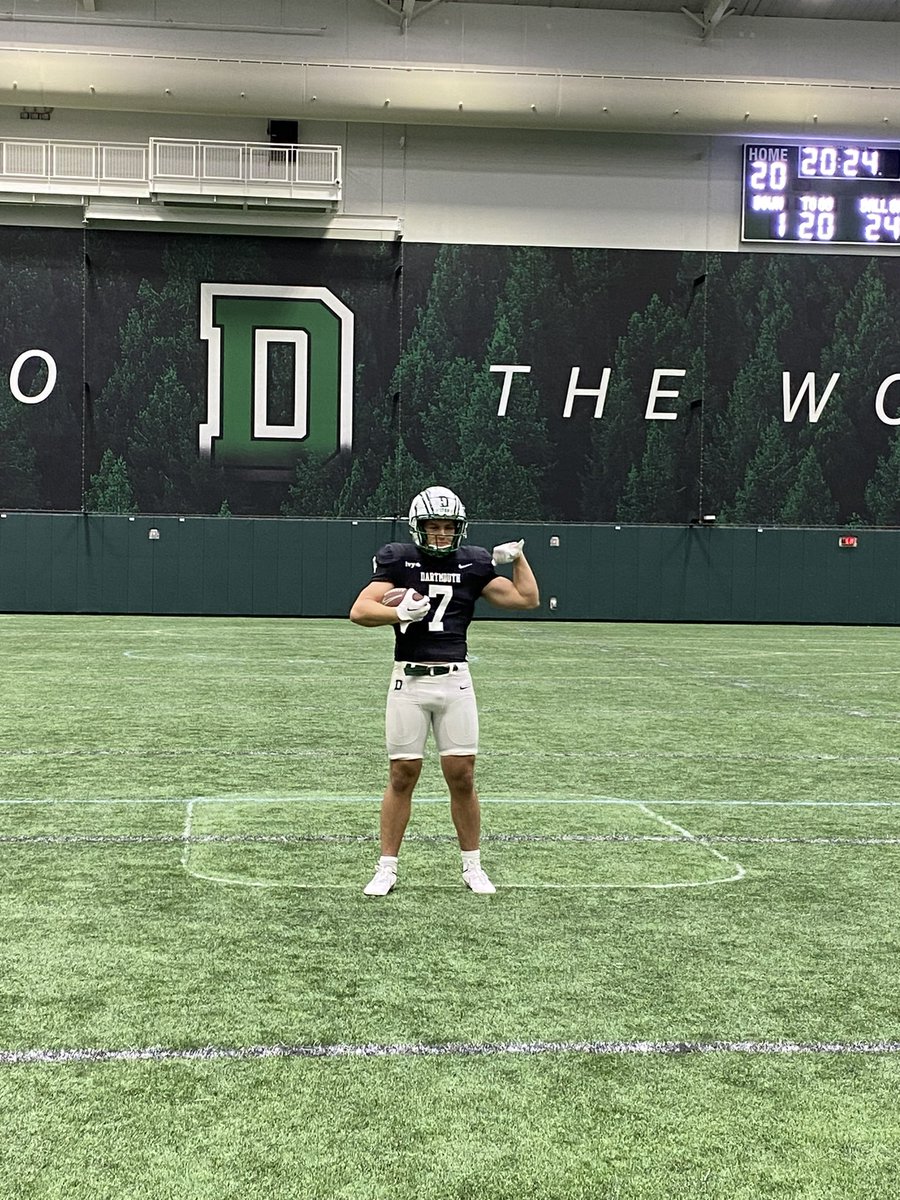 Had a great visit <a href="/DartmouthFTBL/">Dartmouth Football</a> . Thank you for the hospitality, can’t wait to get back on campus! <a href="/coachirishodea/">Danny O'Dea</a> <a href="/BTeevens/">Buddy Teevens '79</a> <a href="/ScottyPrince10/">Scott Prince</a>