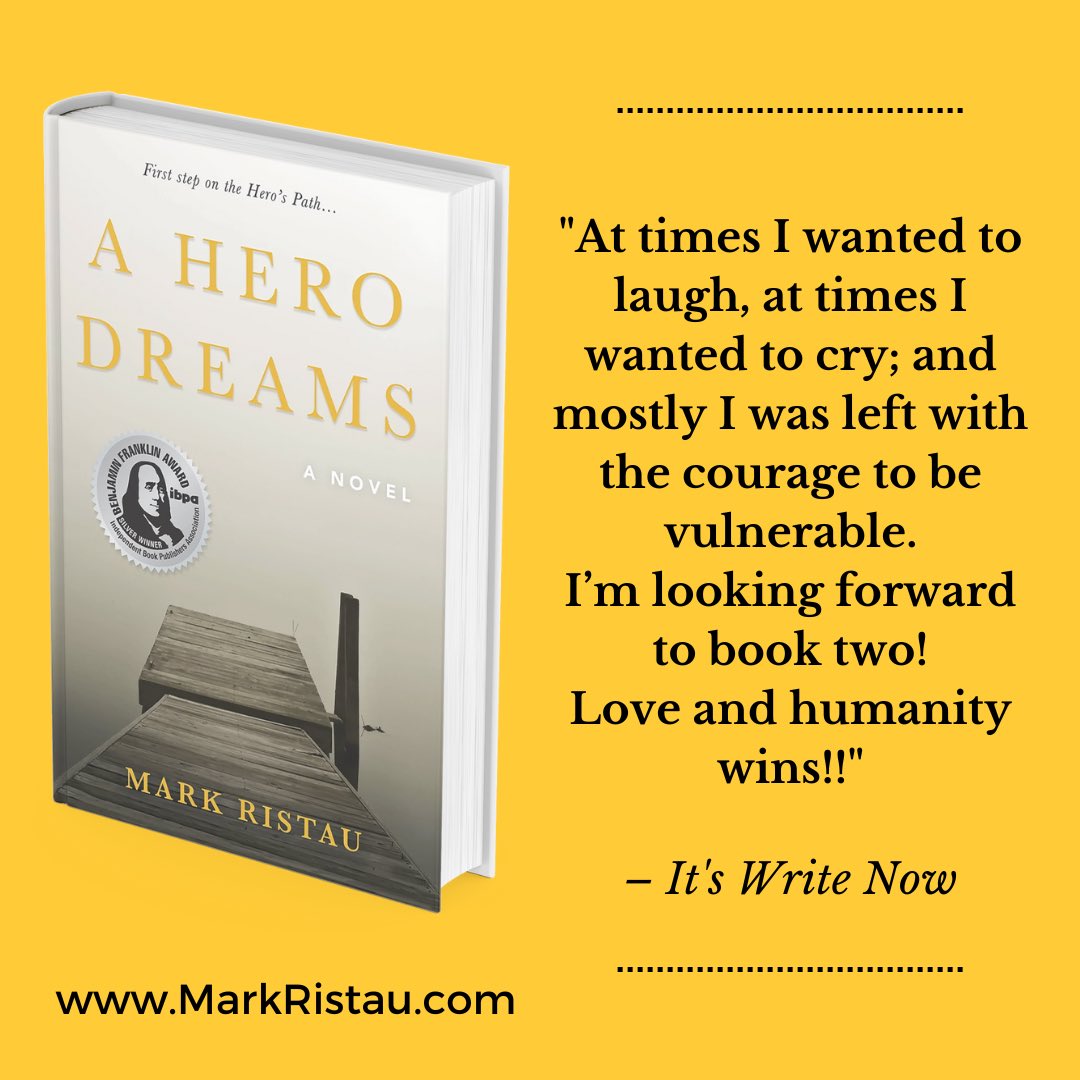 For 3 more days only, the #eBook version of A HERO DREAMS is available for #FREE! #Read the first #book in the Hero’s Path #series:  amzn.to/2L3ROu1

#freebook #freeEbook #freedownload #kindlepromo #kindlefreebie #freekindlebook #freekindlereads #freereads
<a href="/itsWriteNow100/">itsWriteNow</a>