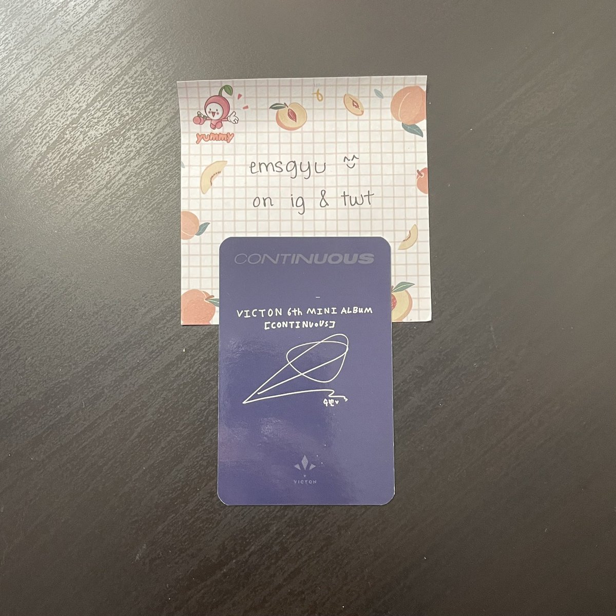 emsgyu's tweet photo. victon subin pc

📍usa based, ww okay! 
🦋 $5 + shipping

- please read my info + rules first
- dm if interested !! ty <3

🏷 :: wts wtt victon subin photocard photocards pc pcs seungwoo seungsik byungchan hanse sejun chan kpop https://t.co/WqoP9DrrvR
