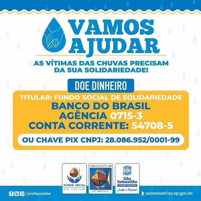 Eududa13's tweet photo. Vamos ajudar #SaoSebastiao , estado de calamidade, mais de 24 mortos , cheio de desabrigados, pessoas ainda desaparecidas ! 
#ilhabela 
#Caraguatatuba 
#ubatuba 
#litoralpaulista 
#litoralnorte https://t.co/LbFv1LM5e4