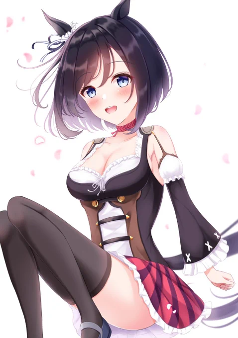 #太ももは太いから太ももっていうんだよ絶対領域はいいぞ 