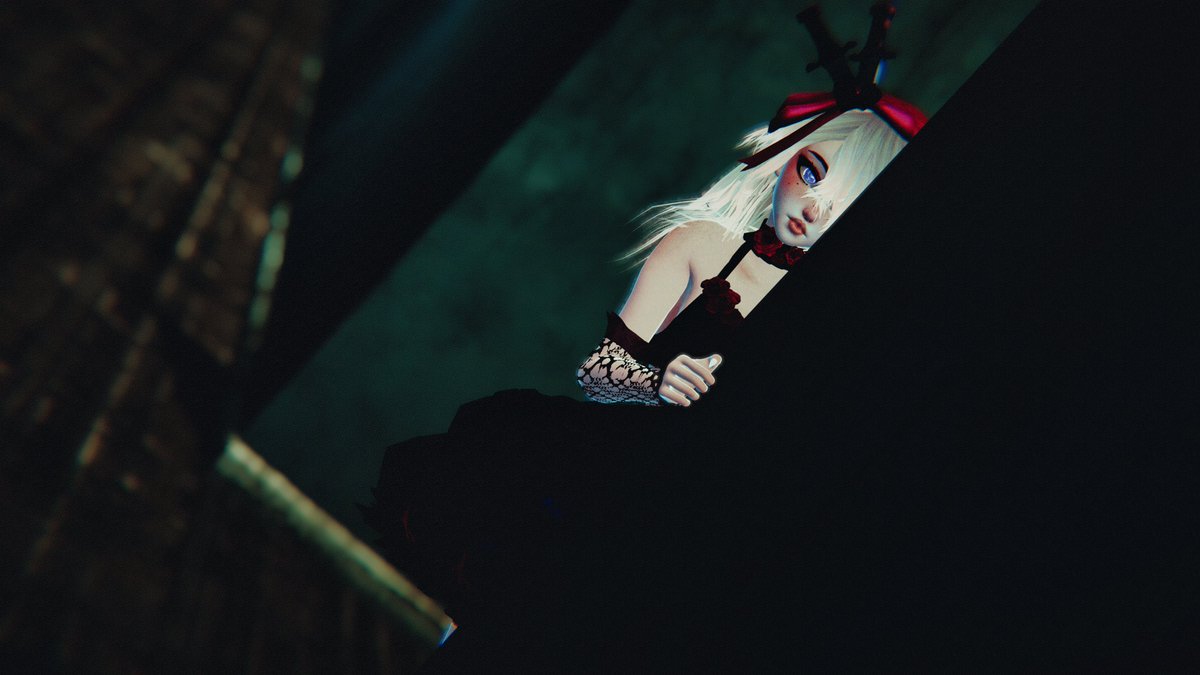 ava7675VR's tweet image. took some pics of my friends wip and she definitely having "cute but yandare 🔪😈" vibes