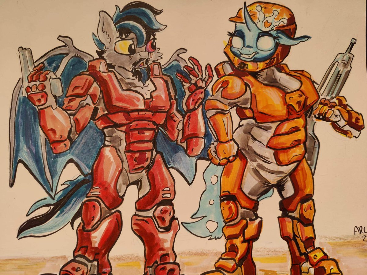 LytletheLemur's tweet photo. @Hamonycon was fantastic and went by in flash. I'll be trickling in all the commissions I did over the weekend. Send me tags if you recognize your stuff. #brony #consketch #redversusblue https://t.co/kTq07n9Wux