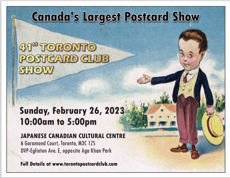 TorontoPast's tweet photo. Next Sunday. Canada's Biggest Vintage Postcard Show and Sale. If you can think of it, there's a postcard for it. Come support a great educational club, and buy a few pieces of history! #toronto #torontopostcard #torontopostcardshow #torontotodo https://t.co/IZ3fYekZRK