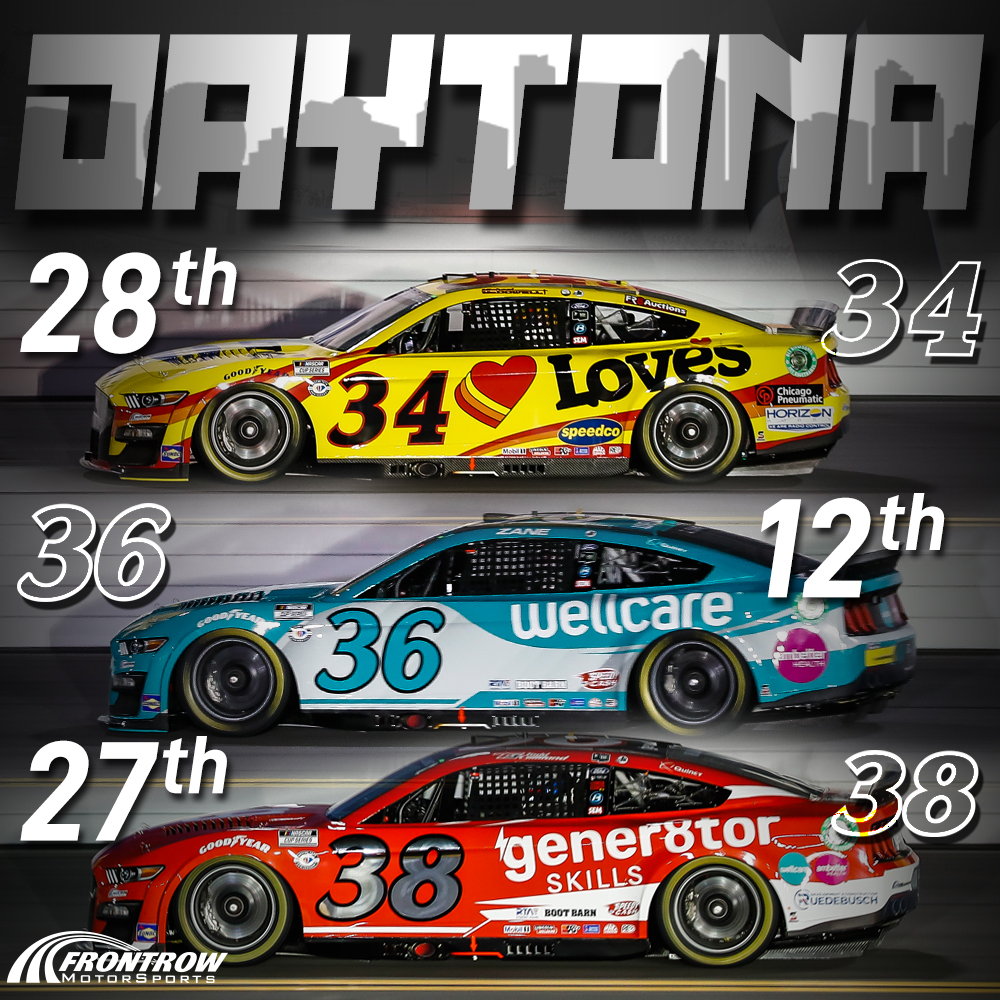 Team_FRM's tweet photo. Not the day that we had hoped for, but this is only race number one

#NASCAR | #Daytona500

@LovesTravelStop | @WellcarePlans | @gener8tor https://t.co/e7NFp80axC