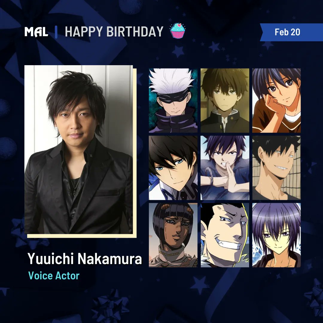 Crunchyroll - (2/20) 🎉 Happy birthday to Yuichi Nakamura!!