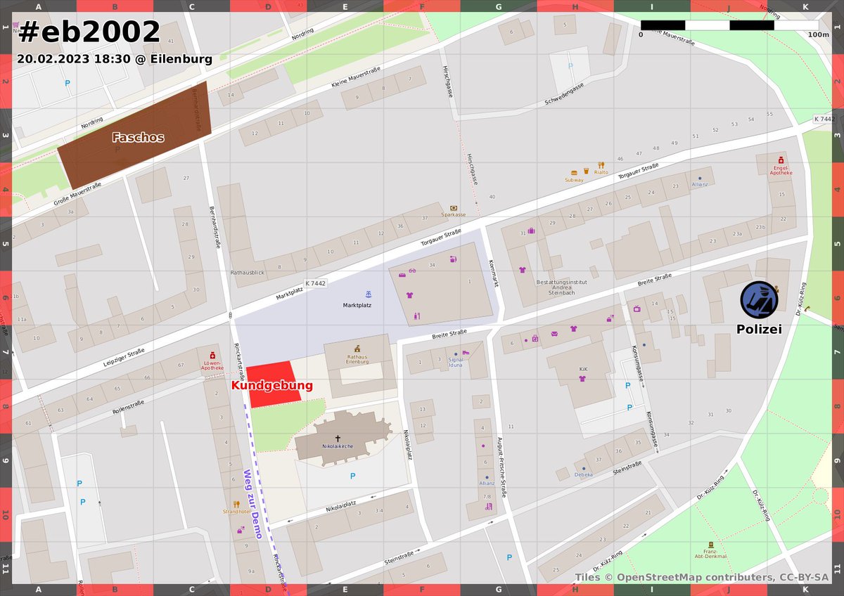 ljnordsachsen's tweet photo. Faschos mobilisieren nun zu einem etwa 100m vom Marktplatz entfernten Parkplatz (Siehe Karte) 
#eb2002 https://t.co/NQ1NTmYHfD