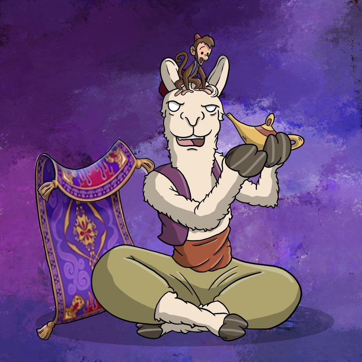 Cast a spell to free llamadino. 🦙🌈

He will make somebody’s dream come true if we surpass 25k followers… 

⏰ 24hs
✅ LIKE &amp; RT