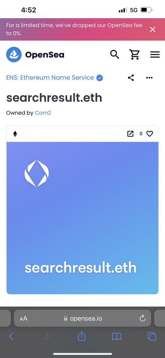 webcamone's tweet photo. searchresult.eth
ibrowser.eth
privatesearch.eth
@BloomCapital_ am I doing this right?
#ens #ensdomain #adds #addmoney https://t.co/bnBla5rMwJ