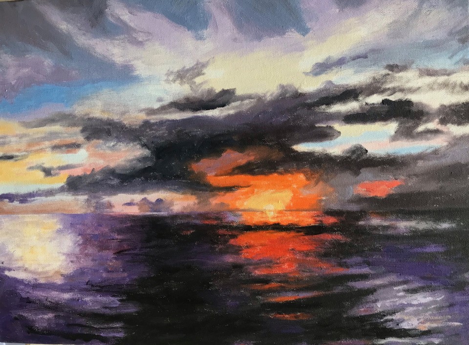 ToddStoneStudio's tweet photo. Some tropical vibes from my Afterglow series.
To see all 20 Afterglows please visit
https://t.co/Y3wxWsTCGG
#toddstonestudio #painting #artist #Islamorada #bayside #oilpainting https://t.co/X1LT5sIXlB