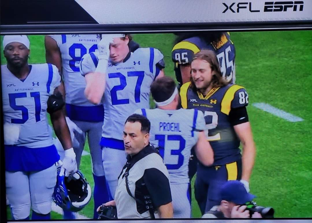 c_wallace_m's tweet photo. THEY ALL FOUND EACH OTHER AFTER THE GAME. 

5 Cyclones in this photo. 🥲 https://t.co/v3gChrJ0Yl