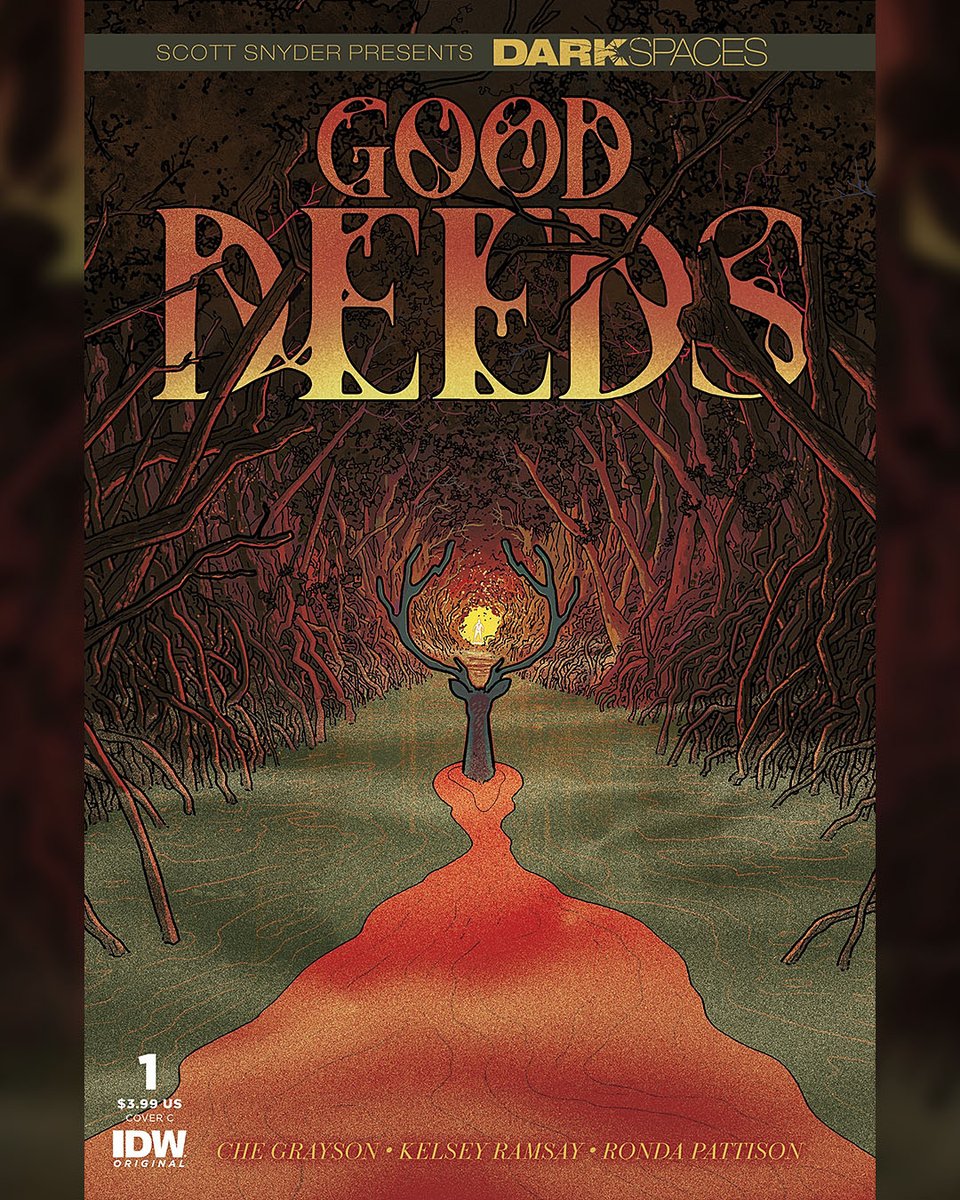 IDWPublishing's tweet photo. We’re so excited to continue @Ssnyder1835's #IDWOriginal anthology comic series “Dark Spaces” later this year with “Dark Spaces: Good Deeds” by @cheinwunderland  and @KelseyAlex_! 🎉 https://t.co/6DRsZtBcll
