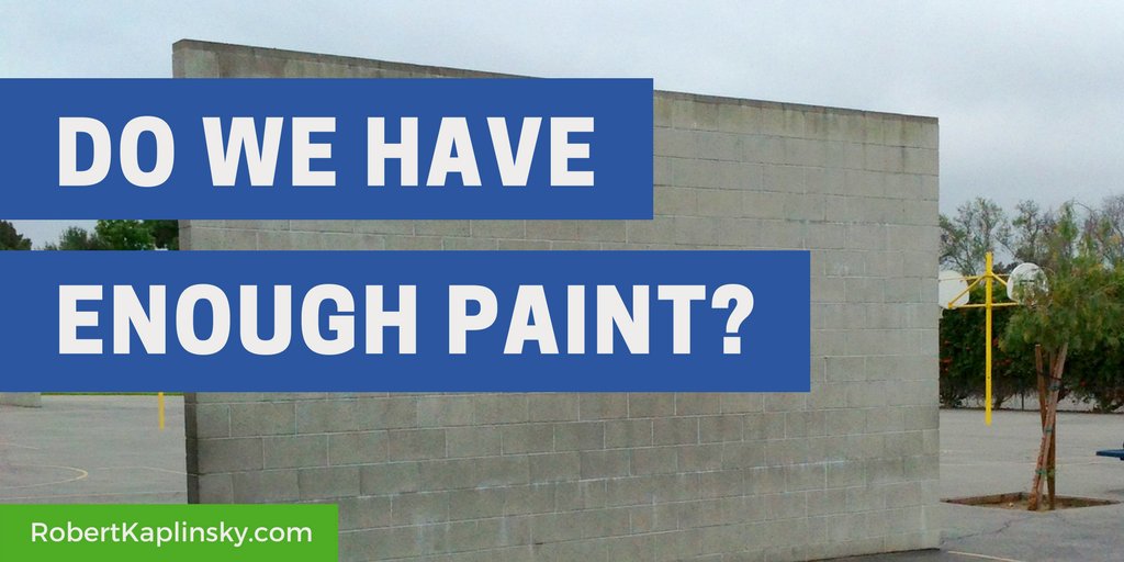 robertkaplinsky's tweet photo. How can students figure out if one quart of paint is enough to paint the handball wall? Use this lesson as an intro to area.         
https://t.co/MwBYXZ68ot https://t.co/kltNCV0Sdc