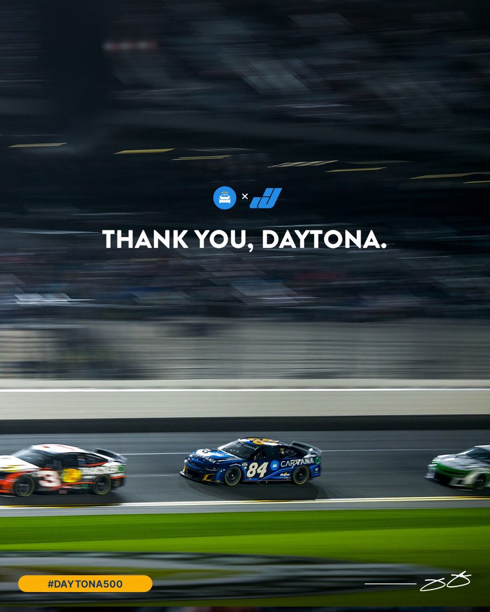 CarvanaRacing's tweet photo. It’s good to see Carvana blue back on the track again. Thank you @NASCAR and @JimmieJohnson. https://t.co/6otmVrL2gs