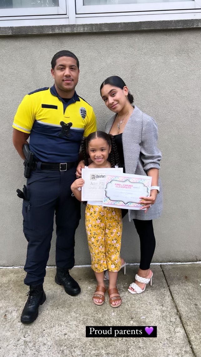 K_Hua's tweet photo. These are some photos fallen Officer Fitzgerald’s family sent me.
I spoke on the phone with his parents, who are taking care of his 4 kids for now.
He promised his kids he’d take them to IHOP this morning, but he never made it home last night. 
@NBCPhiladelphia https://t.co/9tfCJ1r1bl