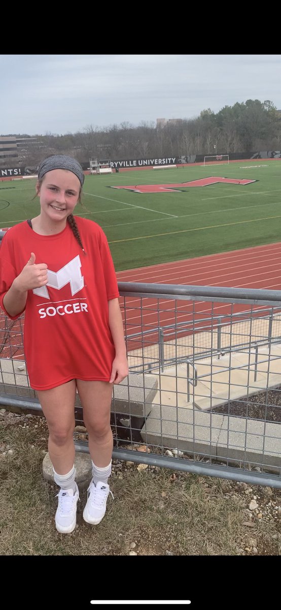 Thank you to <a href="/MUSaintsSoccer/">Maryville W. Soccer</a> for hosting an awesome ID camp today. I enjoyed getting to know the coaching staff, team, and playing with the other girls #gosaints