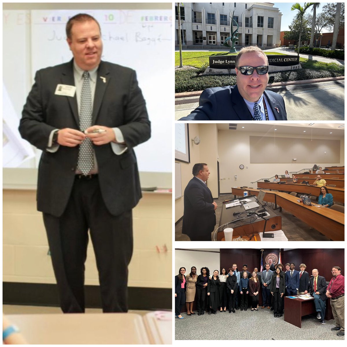 Judge Michael Baggé-Hernández (@judgebagge) on Twitter photo Fun couple of weeks- VP of county court judges conference duties, reading in Spanish to grade school students, judging HCBA high school mock trial tournament, and speaking to law students from @WMUcooleylaw with Prof <a href="/JJHardrick/">Joseline J. Hardrick The Law School Pro™️</a>.
#somos13fuerte #HCBA #thefloridabar #WeAre13Strong Fun couple of weeks- VP of county court judges conference duties, reading in Spanish to grade school students, judging HCBA high school mock trial tournament, and speaking to law students from @WMUcooleylaw with Prof <a href="/JJHardrick/">Joseline J. Hardrick The Law School Pro™️</a>.
#somos13fuerte #HCBA #thefloridabar #WeAre13Strong