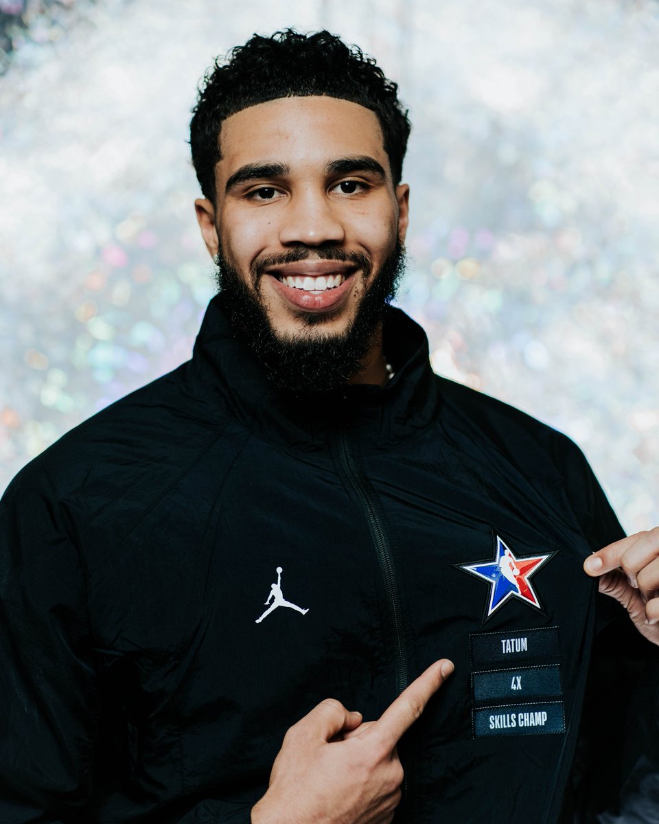 NBAAllStar's tweet photo. 4x #NBAAllStar Jayson Tatum🌟🌟🌟🌟

#NBAAllStarDraft presented by Jordan Brand
📺: Live on TNT at 7:30pm/et https://t.co/7Qc4dkAzQS