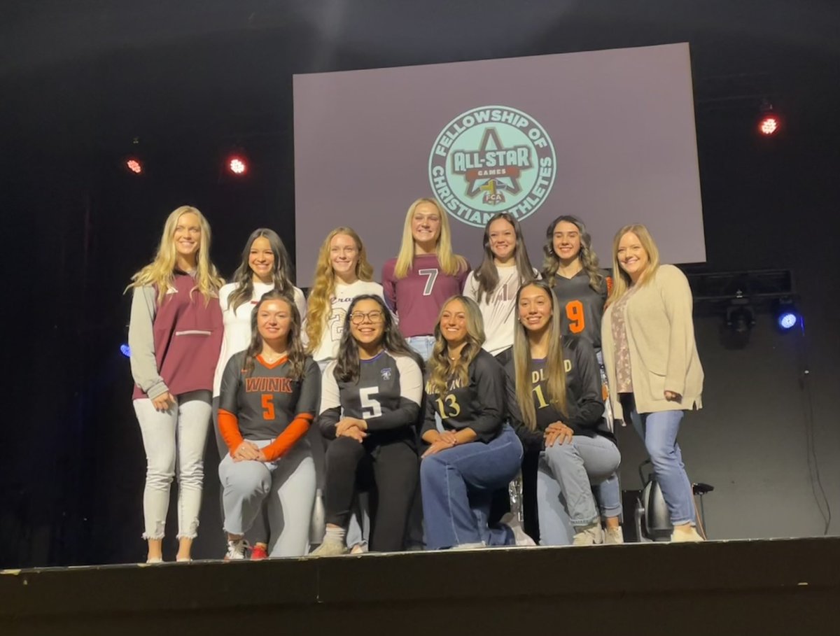 PermianBasinFCA's tweet photo. What a great day celebrating the volleyball and cheer athletes in prepping for the first annual Permian Basin FCA All-Star Games! https://t.co/7k2b1Pq0a3