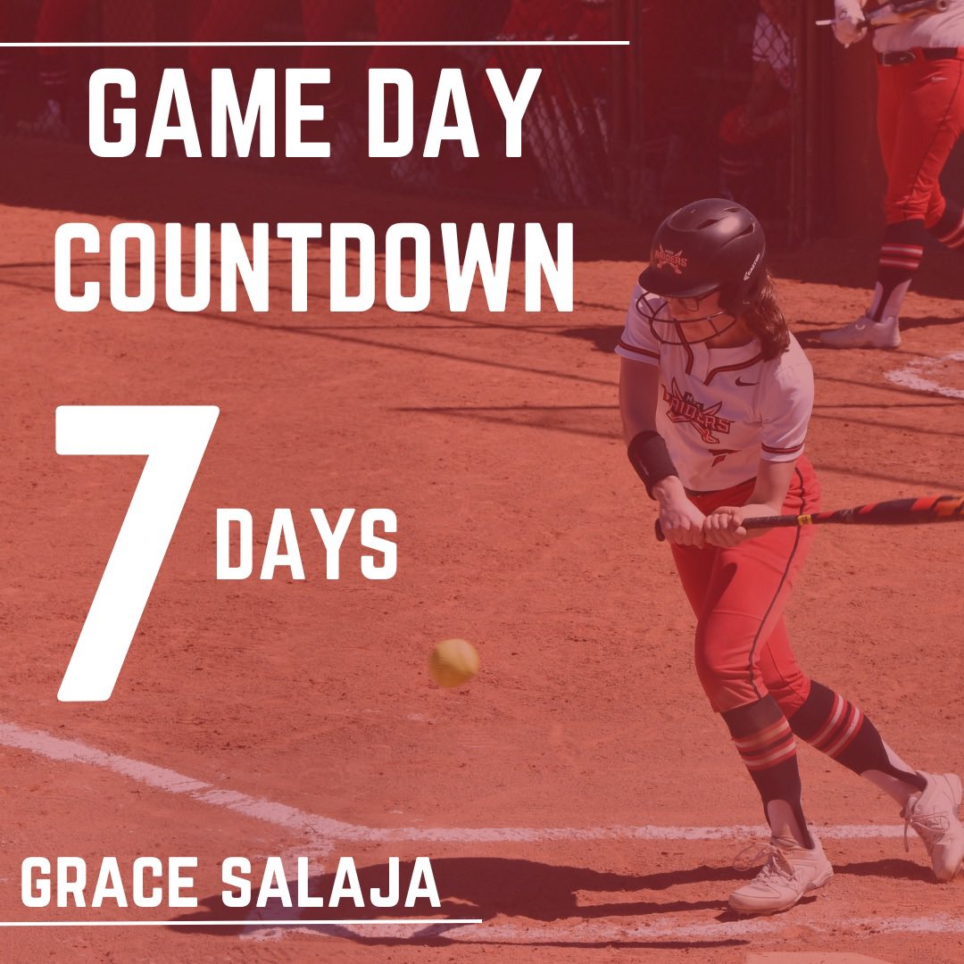 msoe_softball's tweet photo. 7 days until Grace is back tearing up the base path! #MSOESB #RAIDERS https://t.co/v2eSIxMcKT