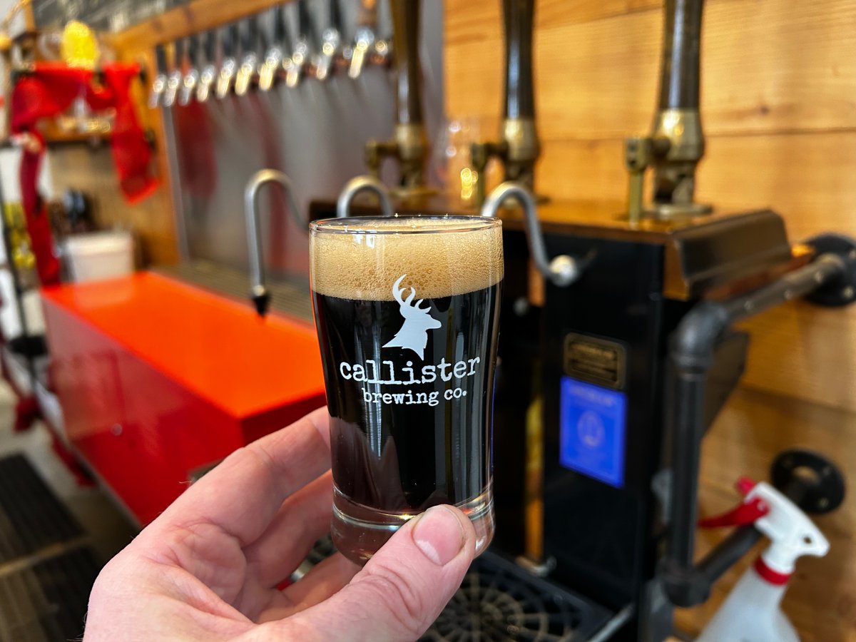 callisterbeer's tweet photo. HIDDEN STASH PT 2 // “The Darkest Timeline” was brewed during the first months of the pandemic, and has been aging in a Rye Whiskey barrel ever since! Made with cacao nibs, brown sugar, maple syrup, lactose and a fresh hit of Rye, this 9% stout has many layers of complexity! https://t.co/xqCoOGJWkP