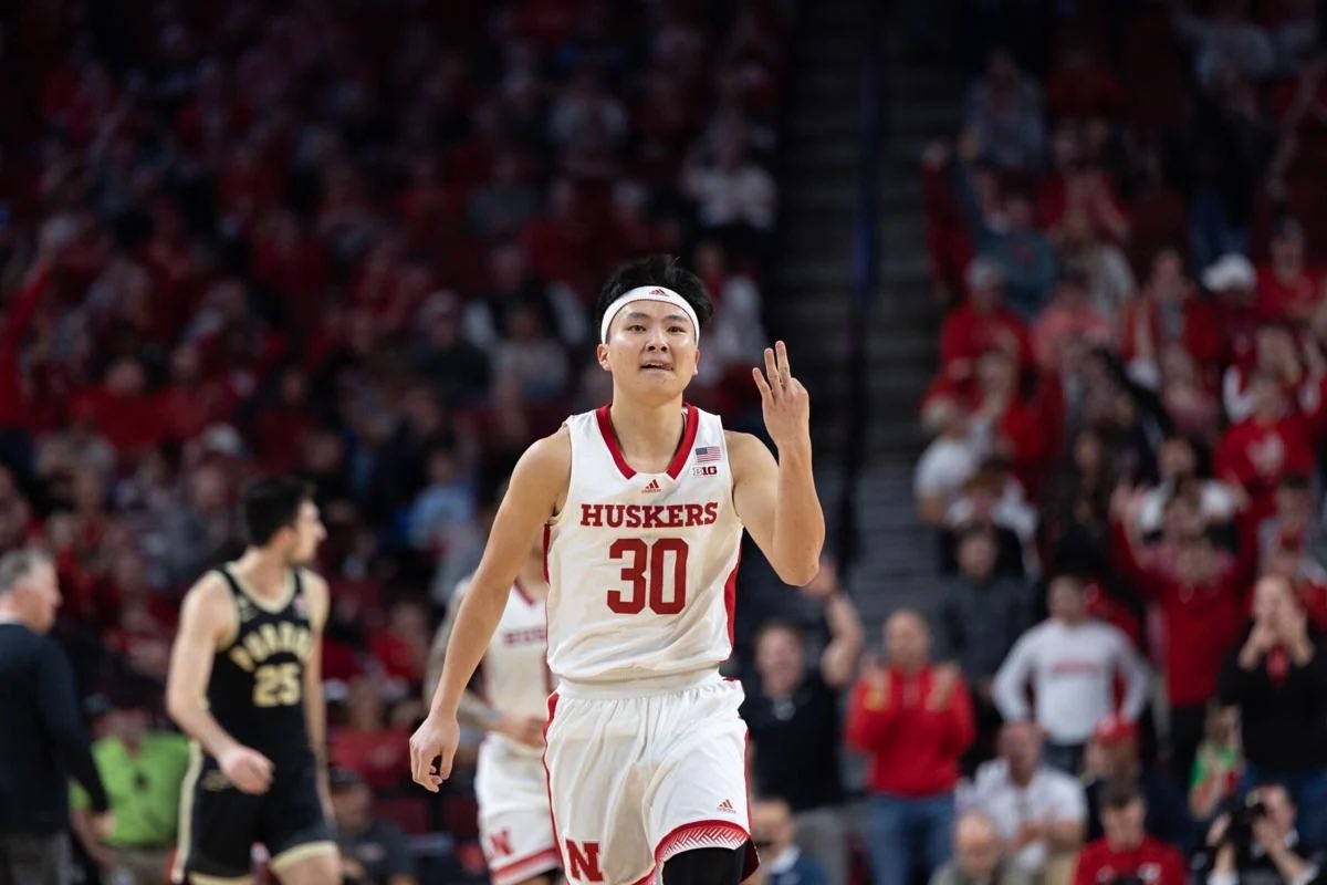 BenScottStevens's tweet photo. In the month of February (5 games), Keisei Tominaga:

• has scored 20 or more points in ever game
• is averaging 23.6 PPG
• is shooting 55% from the floor

Nebraska has won 4 of these 5 games, and Tominaga is the leading the way. https://t.co/5I38nLfgAR