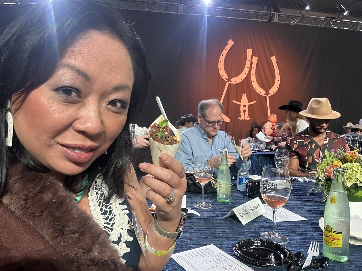 Judging @RODEOHOUSTON #BestBites! Swing by the stage & say hi! Houston has amazing food! #rodeouncorked