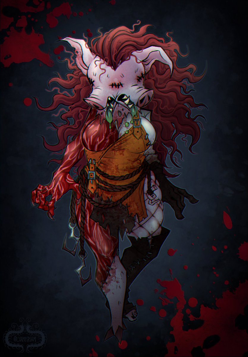 「Comm for  Crazy horror characters are al」|🦷 VAMPIRIAM 🦷のイラスト