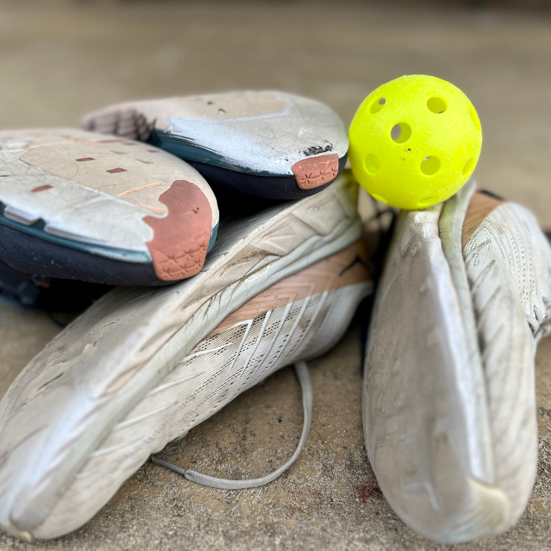 kecaward's tweet photo. I've played countless games of pickleball on these 2 pairs of HOKAs, and I have to say, they've served me well! But, it's time for a change.
https://t.co/U4JjGfx1sr
#pickleball #hoka #newgear #pickleballisfun https://t.co/irwmXOXkjd