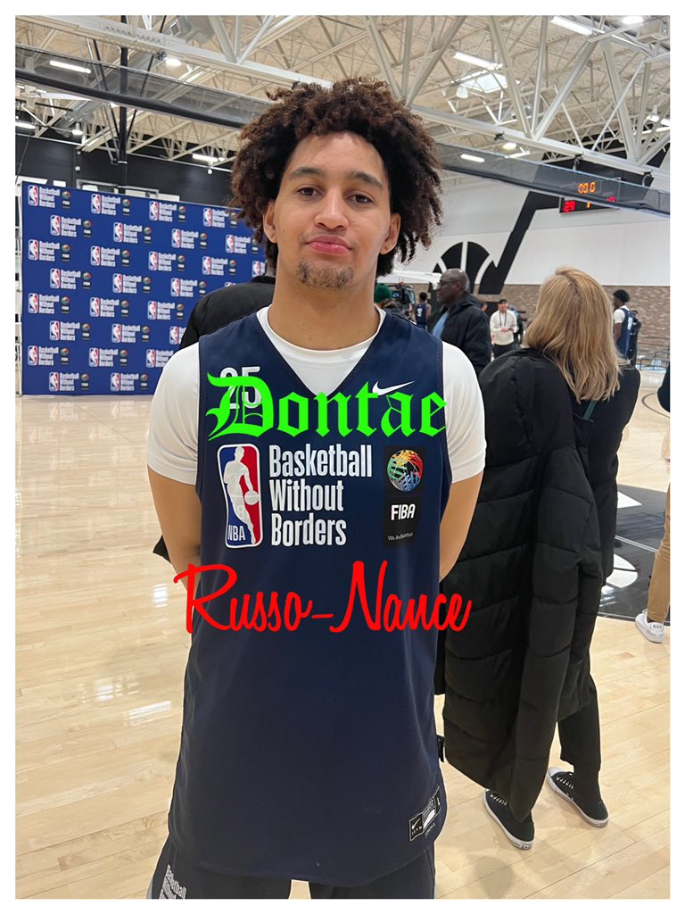 ⭐️⭐️⭐️⭐️ 6’4” Dontae Russo-Nance’24 @dontae_rn of @oakhillhoops 🇳🇿 is hearing from Louisville, Xavier, Gonzaga, & Wake Forest, amongst others.