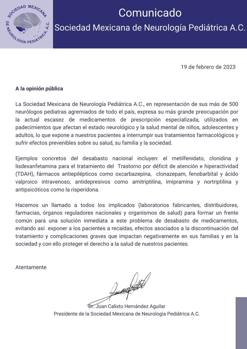 SMNPediatrica's tweet photo. Atento aviso: https://t.co/tcPFrqokxn