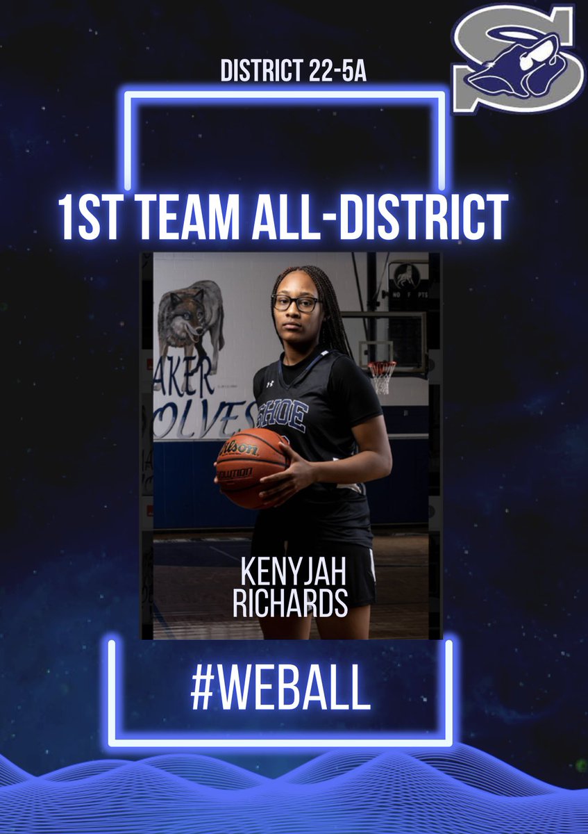 Congratulations to Kenyjah Richards <a href="/richardskenyjah/">kenyjahrichards</a> on earning District 22-5A 1st Team!! #WEBALL
