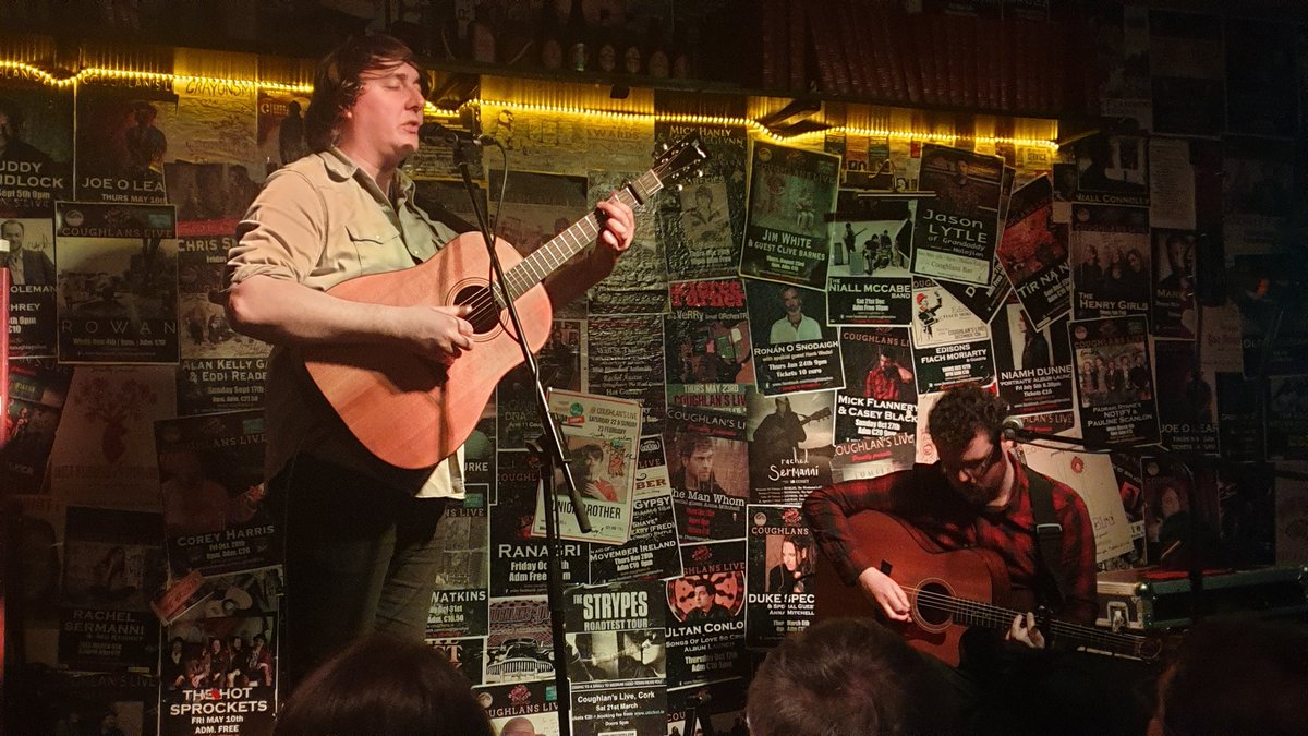 A magical launch for <a href="/johnbleksolo/">John Blek</a> 's new album #untiltheriversrunsdry in his spiritual home of <a href="/CoughlansLive/">Coughlan's Live</a> ... New songs sounded great as did the ol reliable stories #lovewasindahouse love the natural guitar chemistry with John and <a href="/HughDillon12/">Hugh Dillon</a>